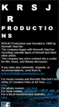 Mobile Screenshot of krsjrproductions.com